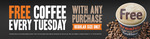 FREE Regular Coffee with Any Purchase (Tues), VF Bonus Data, 20% off Optus Recharge @ 7-Eleven