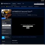 InFAMOUS Second Son PS4 $15.96 (with Ps Plus Subscription) from The PlayStation Store