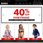 Bonds 40% off Everything (RRP) - in Store and Online