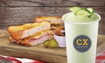Gourmet Sandwich and Smoothie for 1 ($7.65) or 2 ($13.60) (Via App with Coupon) @ Cxpresso (WA/QLD) Via Groupon