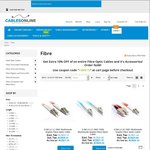 Get Extra 10% Off on Each Fibre Cables & its Accessories [CablesOnline] 