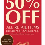 Lindt Factory Sale - 50% OFF All Retail Items - Marsden Park, NSW