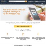 FREE Amazon $5 Gift Card as a Redemption Code with 1st Sign in into Amazon App/Underground App (Old and New Accounts)