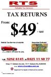 $49 Tax Return Offer from RTS 