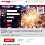 CheapTickets 16% off Hotel Bookings ($USD) with Code