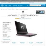 Alienware17 i7-6700HQ Processor, 16GB Memory, GTX 1060, $2,599.00 @ Dell
