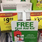 Bonus First Aid Kit with Any Crystaderm Product