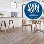 Win a  Multilayer Hybrid Veles Floor Makeover Worth $5,000 from Carpet Court/Godfrey Hirst
