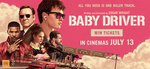 Win 1 of 225 DPs to Preview Screenings of Baby Driver (Ade/Bris/Melb/Per/Syd) Worth Up to $198 from Moshtix