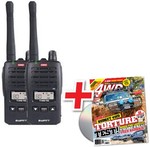 GME TX675 Handheld Radios TWIN PACK (2 Watt) + 10 DVD's + 10 Magazines + Delivery - $99