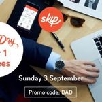 2 for 1 Coffees on the Skip App [Father's Day 3rd September]
