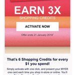 [Membership Required ] Myer One - Triple Points Credit
