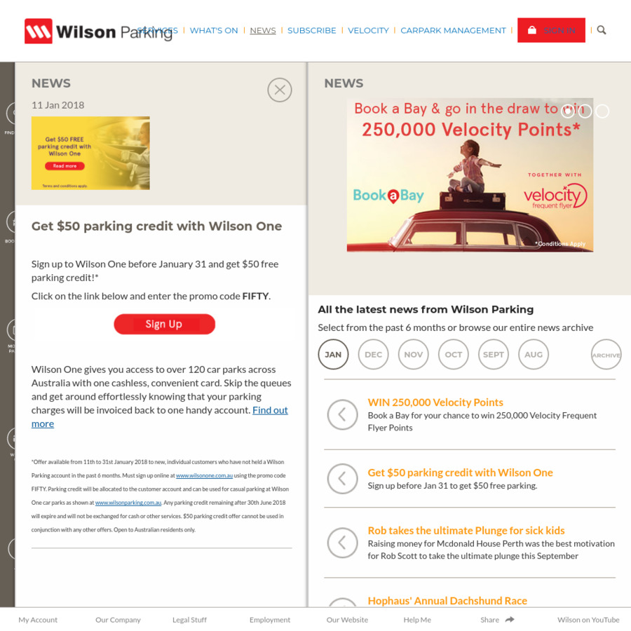 wilson-parking-50-parking-credit-no-bonus-velocity-points-this-time