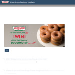 Win a Year's Worth of Original Glazed Doughnuts Worth $1,037.40 from Krispy Kreme
