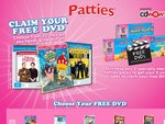 Buy 2 Marked Patties Packs, GET 1 FREE DVD (Click inside to See Range) (Est Value $10)