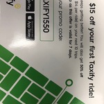 [VIC] Taxify 50% off Next 10 Trips + $15 off First Ride
