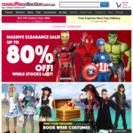 $10 off Orders over $89 @ Costume Collection