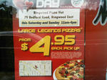 $5 Large Pizzas at Pizza Hut Ringwood East [VIC], this Saturday & Sunday 11am-4pm only 