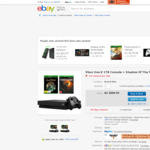Xbox One X 1TB Console + Shadow of The Tomb Raider + Sea of Thieves $539.10 + $7.90 Delivery (Free with eBay Plus) @ Big W eBay