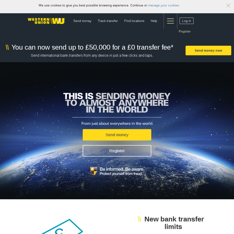 Western union uk fee free transfers up to 50 000 ozbargain