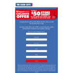 Free Barcode for $50 Store Credit with Spend of $100+ on Audio/Home Appliances (iHeartRadio UserID Required) @ The Good Guys