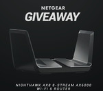 Win a Netgear Nighthawk AX8 8-Stream AX6000 Wi-Fi 6 Router Worth $595 from Mwave