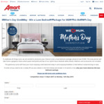 Win a Giana Queen Bed & Rosco Bedsides Worth $1,057 from Amart Furniture
