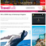 Win a 5N Stay at Mantarays Ningaloo for 2 Worth $3,000 from Travel Talk Magazine