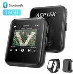 AGPTEK Clip MP3 Player Bluetooth 16GB with Watch Strap Wearable Music Player $41.25 Delivered/ C&C @ auksas18 eBay