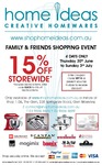 15% off a Huge Homewares Range, Including Kitchenware, Cookware, Bakeware and More at Home Ideas