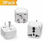 WQQ 3 PACK Universal Travel Adapter US, EU, UK to AU $6.09 + Delivery ($0 with Prime/ $39 Spend) @ WQQ Direct Amazon AU