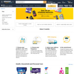 Subscribe and Save 10%* on Eligible Household Supplies + Free Delivery on Assigned Delivery Date @ Amazon AU
