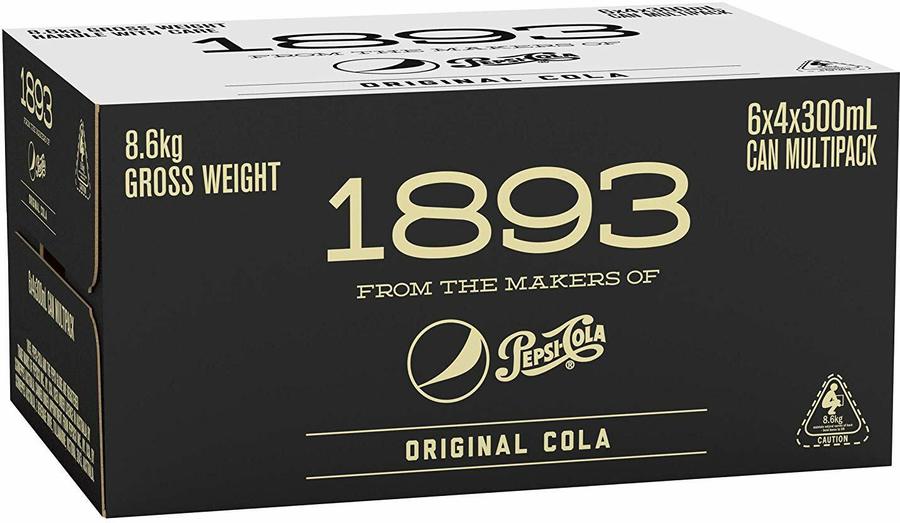 24x 300ml Cans: Pepsi 1893 Original/Ginger Cola $12 + Delivery ($0 with ...