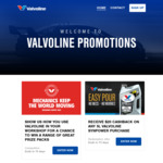 Win a GRM Racing & Team Valvoline Experience for Two People and 1 of 5 Prize Packs Worth $9,645+ from Valvoline [Mechanics Only]