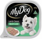 My Dog Classic Lamb Wet Dog Food 100g Tray, 24pk, Adult, Small/Medium $20/ $18 (S&S) + Delivery ($0 with Prime/$39+) @ Amazon AU