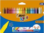 BIC Kids Plastidecor Colouring Crayons - Assorted Colours, Pack of 24 $2.02/$1.82(S&S) + Delivery ($0 Prime /$39 Spend) @ Amazon