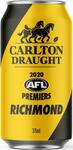 2 Cases Limited Edition AFL Richmond Carlton Draught Cans for $107.98 + Free Delivery (New Customers) @ BoozeBud