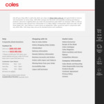 $10 off ($150 Min Spend, Online Orders) @ Coles