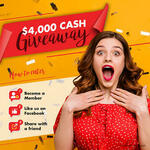 Win $4,000 Cash from Red Dot