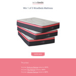 Win 1 of 3 Mattress from Wowbeds