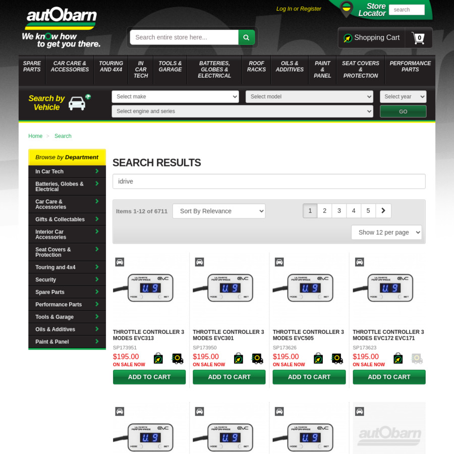 iDrive EVC Throttle Controller 195 AutoBarn OzBargain