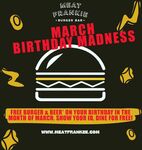 [VIC] Free Burger & Beer/Soda for March Birthdays @ Meat Frankie (Brunswick East)