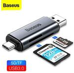Baseus Type-C/USB Card Reader USB 3.0 2 in 1 SD/TF Card Adapter A$12.65 Delivered @ eSkybird