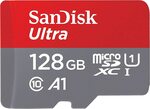 SanDisk 128GB Ultra microSDXC UHS-I Memory Card with Adapter $21.99 + Delivery ($0 with Prime/ $39 Spend) @ Amazon AU
