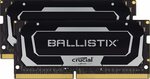 Crucial Ballistix Gaming Memory 2x16GB (32GB Kit) DDR4 3200MHz SODIMM RAM $170.67 + Delivery ($0 with Prime) @ Amazon US via AU
