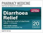 60x Generic Imodium - Pharmacy Action Diarrhoea Relief 2mg, 3 Boxes X 20 Tabs $11.99 Delivered @ PharmacySavings