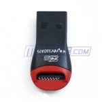 Meritline: Black/Red USB Mini MicroSD Card Reader - $0.69 (First 500 Orders)