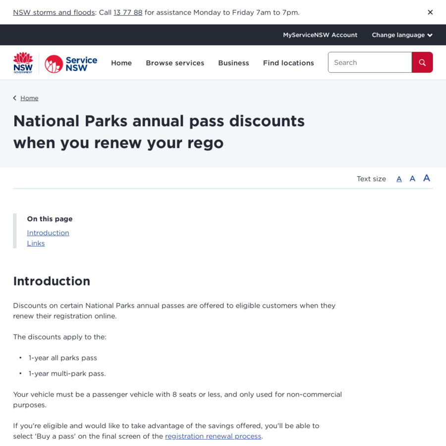 NSW One Year National Parks All Park Pass 175 Normal Price 190 nsw-one-year-national-parks-all-park-pass-175-normal-price-190