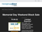 550GB Usenet Block Account for US $20 with NewsGroupDirect.com