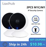 Arenti Laxihub M1 Indoor WiFi Security Camera & Baby Monitor - 2pcs US$36.28 (~A$52.50) Delivered @ Laxihub Official AliExpress